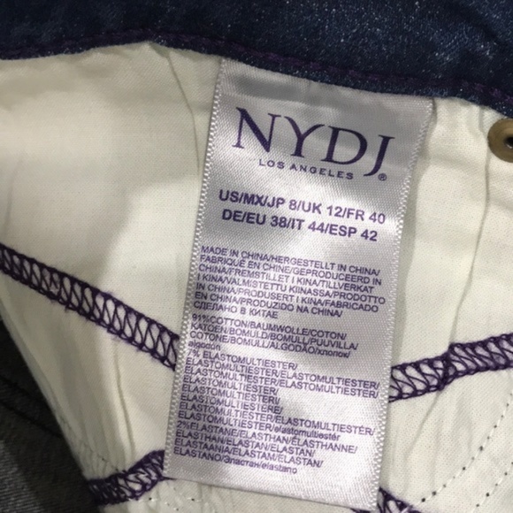 NYDJ Alina Embroidered Legging Jeans - Picture 6 of 8